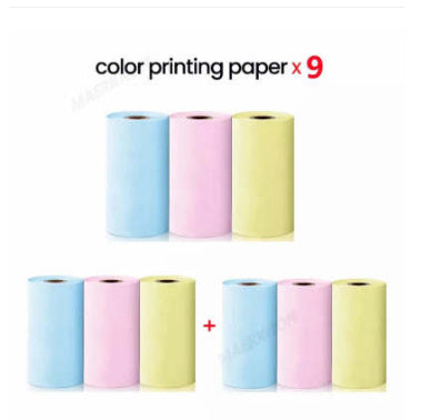 Portable Mini Thermal Label Printer (Home Photo Printer Student)