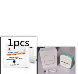 Portable Mini Thermal Label Printer (Home Photo Printer Student)
