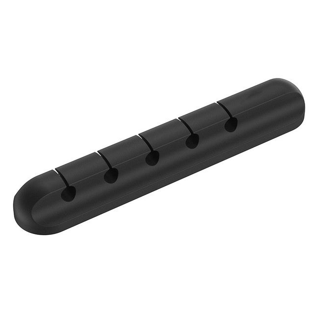 Silicone USB Cable Winder Desktop Cable Organizer (Multipurpose Clips)
