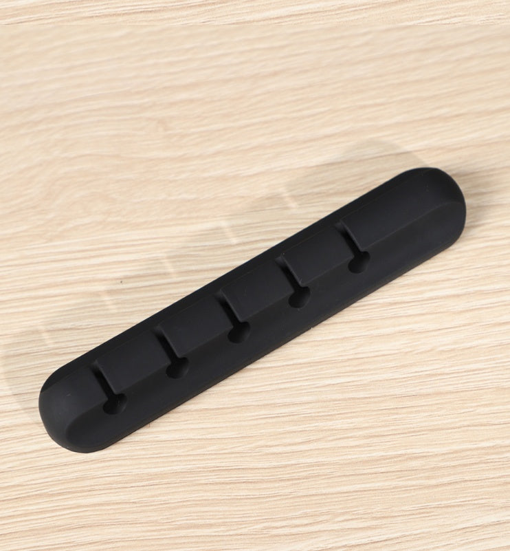 Silicone USB Cable Winder Desktop Cable Organizer (Multipurpose Clips)