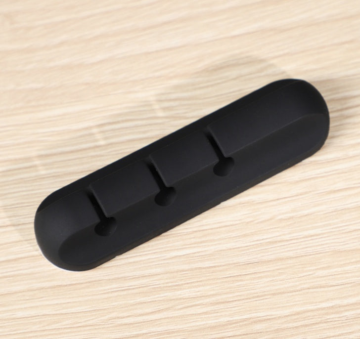 Silicone USB Cable Winder Desktop Cable Organizer (Multipurpose Clips)