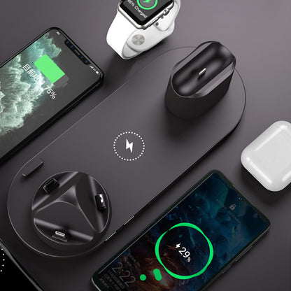 Wireless Charger For Phone, Watch(6 In 1 Charging Dock Station)