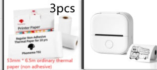 Portable Mini Thermal Label Printer (Home Photo Printer Student)