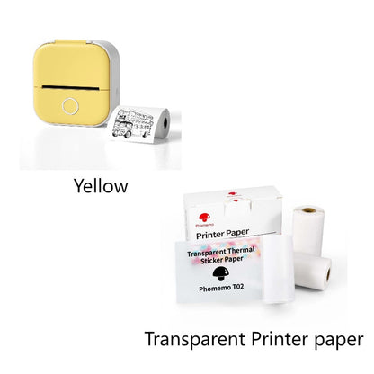 Portable Mini Thermal Label Printer (Home Photo Printer Student)