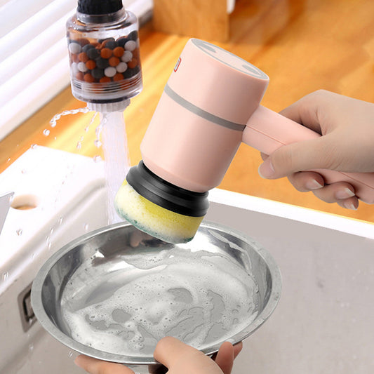 Electric Dishwashing Brush Automatic (Wireless,USB,Rechargeable) Professional Kitchen,Bathtub,Tile Cleaning Brushes