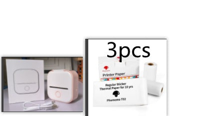 Portable Mini Thermal Label Printer (Home Photo Printer Student)
