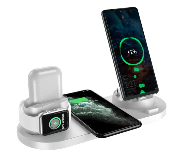 Wireless Charger For Phone, Watch(6 In 1 Charging Dock Station)