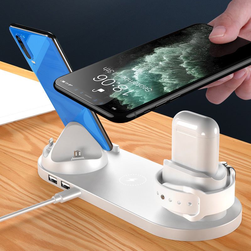Wireless Charger For Phone, Watch(6 In 1 Charging Dock Station)